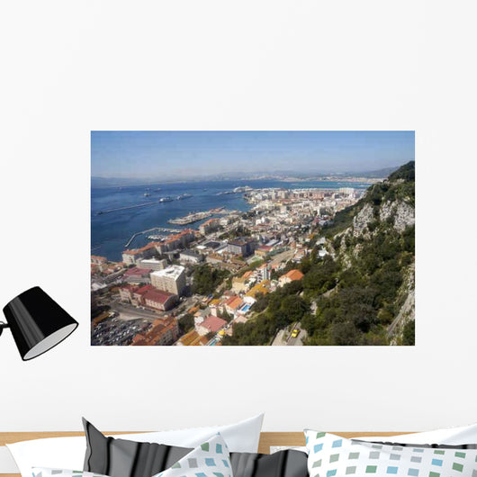 Birdview over Gibraltar Seen Wall Decal