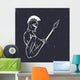 Spartan Warrior with Spear Wall Decal