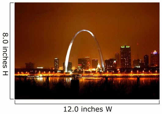 Foggy Night St Louis Wall Decal