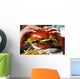 Burger Hand Wall Decal