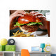 Burger Hand Wall Decal