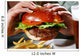 Burger Hand Wall Decal