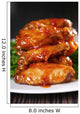 BBQ Wings Wall Decal Design 1