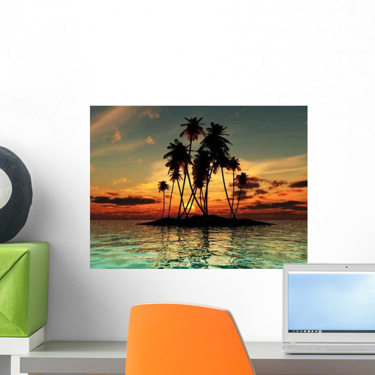 Traum Sonnenuntergang Auf Einer Wall Decal