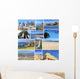 California Travel Collage Wall Decal