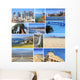 California Travel Collage Wall Decal