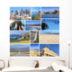 California Travel Collage Wall Decal