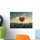 Heart Shaped Tree Cleared Wall Decal