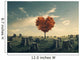 Heart Shaped Tree Cleared Wall Decal