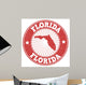 Florida Grunge Stamp Wall Decal