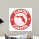 Florida Grunge Stamp Wall Decal