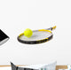 Tennis Ball and Racket Wall Decal