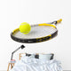 Tennis Ball and Racket Wall Decal