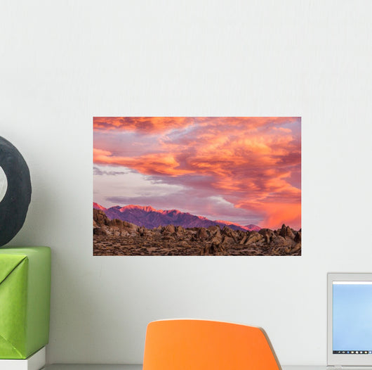 Sunrise Alabama Hills Wall Decal