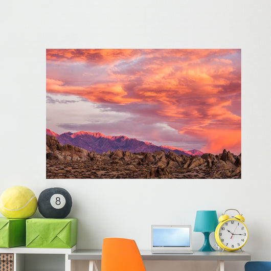 Sunrise Alabama Hills Wall Decal