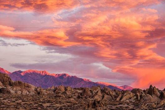 Sunrise Alabama Hills Wall Decal