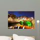 Dublin Night down Liffey Wall Decal