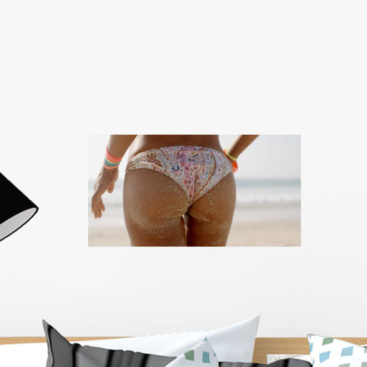 Sandy Woman Buttocks Wall Decal