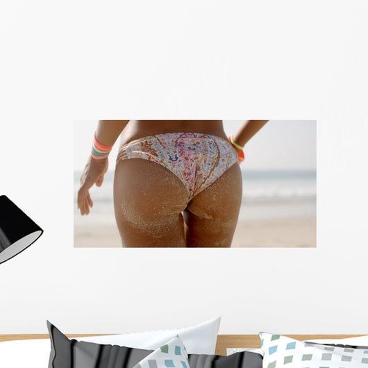 Sandy Woman Buttocks Wall Decal