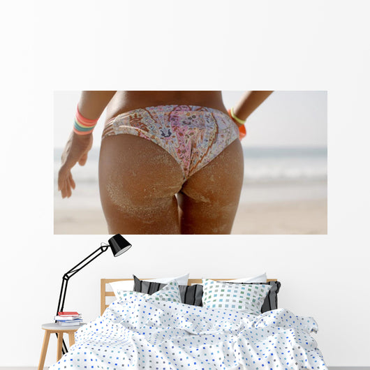 Sandy Woman Buttocks Wall Decal