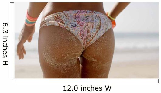Sandy Woman Buttocks Wall Decal