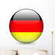 German Flag Button Wall Decal