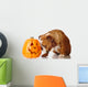 English Bulldog with Festive Wall Decal