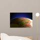Planet Earth Globe Dark Wall Decal