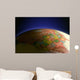 Planet Earth Globe Dark Wall Decal