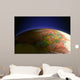 Planet Earth Globe Dark Wall Decal