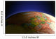 Planet Earth Globe Dark Wall Decal