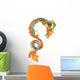 Green Chinese Dragon Wall Decal