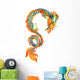 Green Chinese Dragon Wall Decal