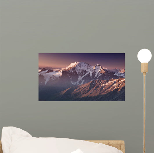 High Mountain Morning Time Wall Decal