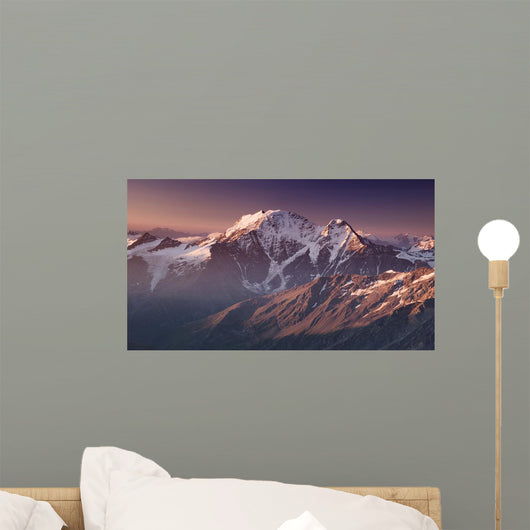 High Mountain Morning Time Wall Decal