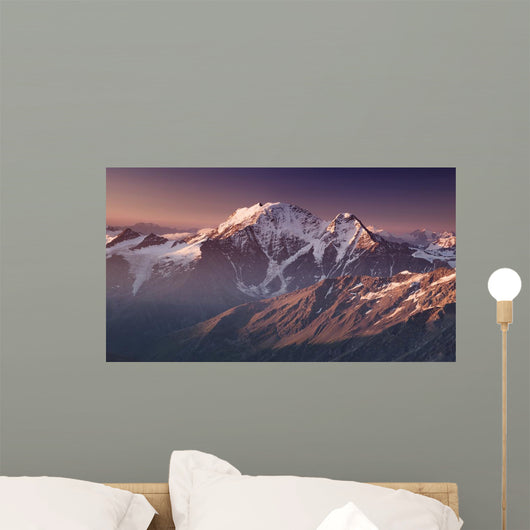 High Mountain Morning Time Wall Decal