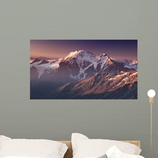 High Mountain Morning Time Wall Decal