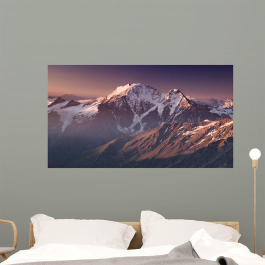 High Mountain Morning Time Wall Decal