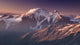 High Mountain Morning Time Wall Decal