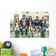 Multiracial Group People with Wall Decal