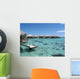 Tahiti Overwater Bungalows Wall Decal