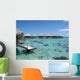 Tahiti Overwater Bungalows Wall Decal