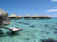 Tahiti Overwater Bungalows Wall Decal
