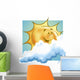 Sun and Clouds Wall Decal