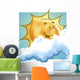Sun and Clouds Wall Decal