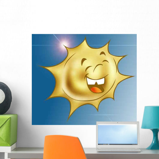 Happy Sun 2 Wall Decal