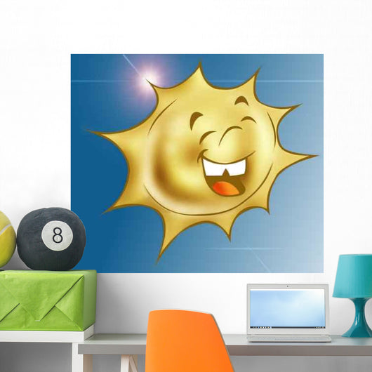 Happy Sun 2 Wall Decal