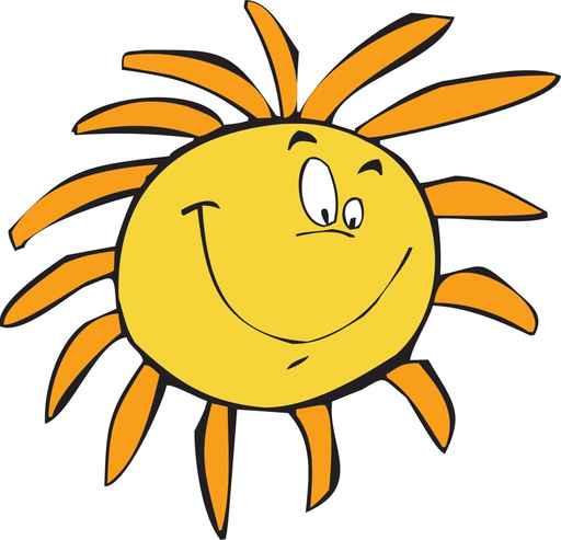 Happy Sun Wall Decal
