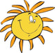 Happy Sun Wall Decal