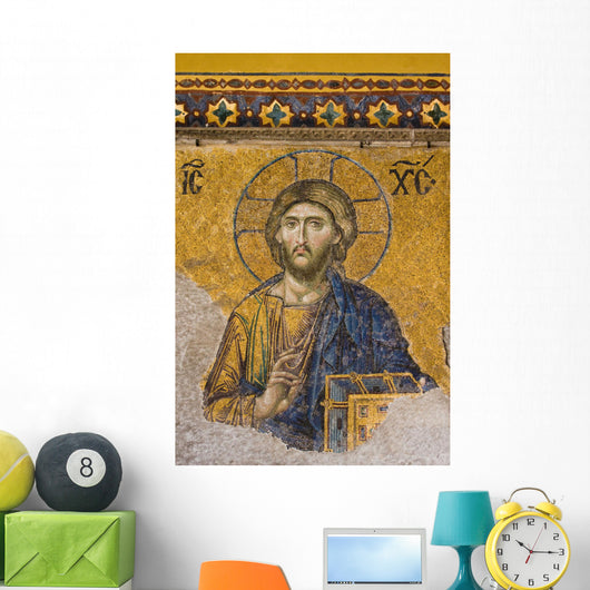 Mosaic Jesus Christ Figure Wall Decal